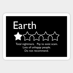 Earth One Star Review Magnet